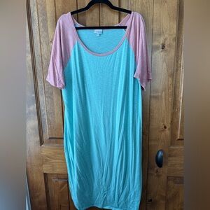 LuLaRoe Julia Dress 3X